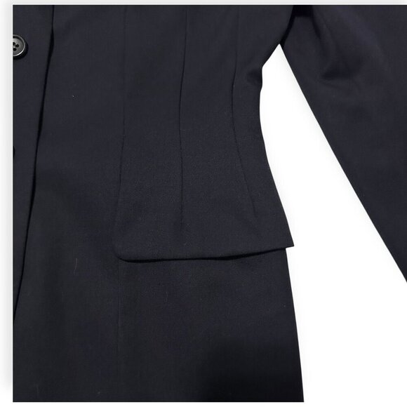 Vintage 90s Atsuro Tayama Blue Wool blazer Jacket, Size M - Picture 8 of 15